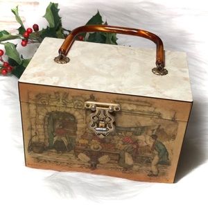 The Mika Purse Co Anton Pieck 1966 Box Purse